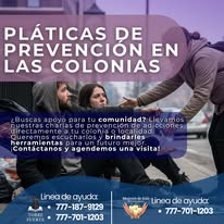 Pláticas de prevención en las colonias Torre Fuerte